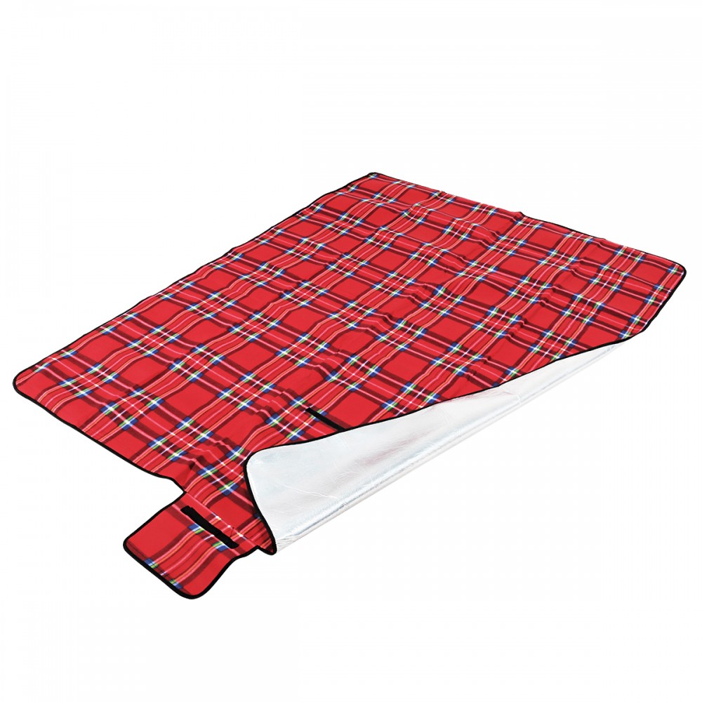 Koc piknikowy 150x200 cm - czerwony