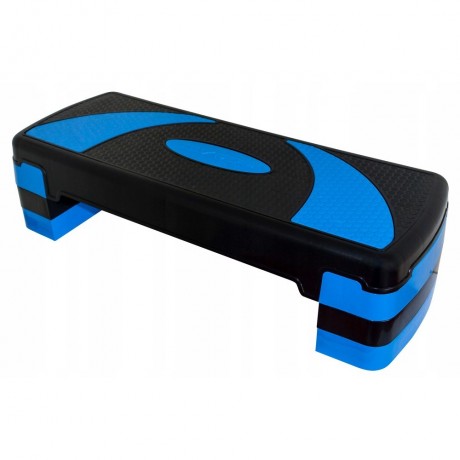Adjustable 3-level Aerobic Step - 10, 15, 20 cm, Blue