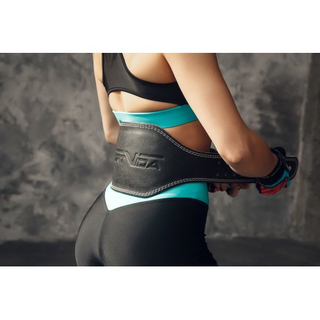 Leather Weight Lifting Belt - Wide XL (79-102 cm), Black
