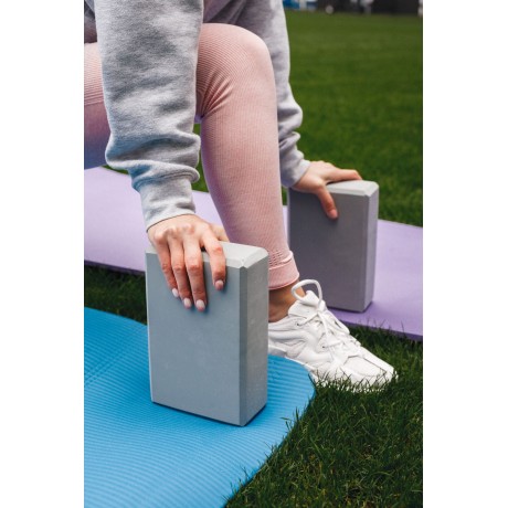 Yoga Foam Block - Grey, 2 pcs.