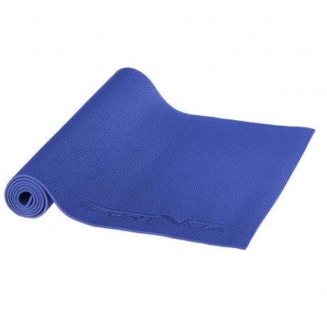 Non-Slip Fitness Mat PVC 6 mm - 173x61 cm, Blue