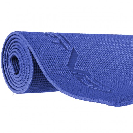 Non-Slip Fitness Mat PVC 6 mm - 173x61 cm, Blue