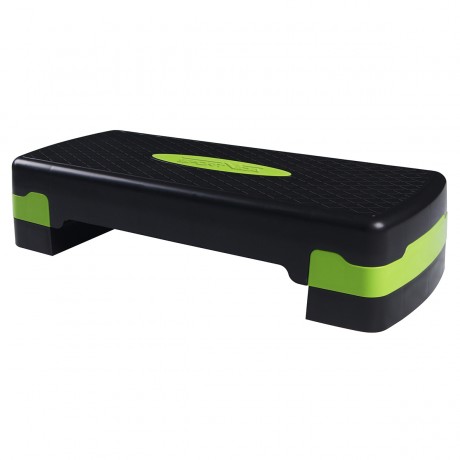 Adjustable 2-level Aerobic Step - 10, 15 cm, Green