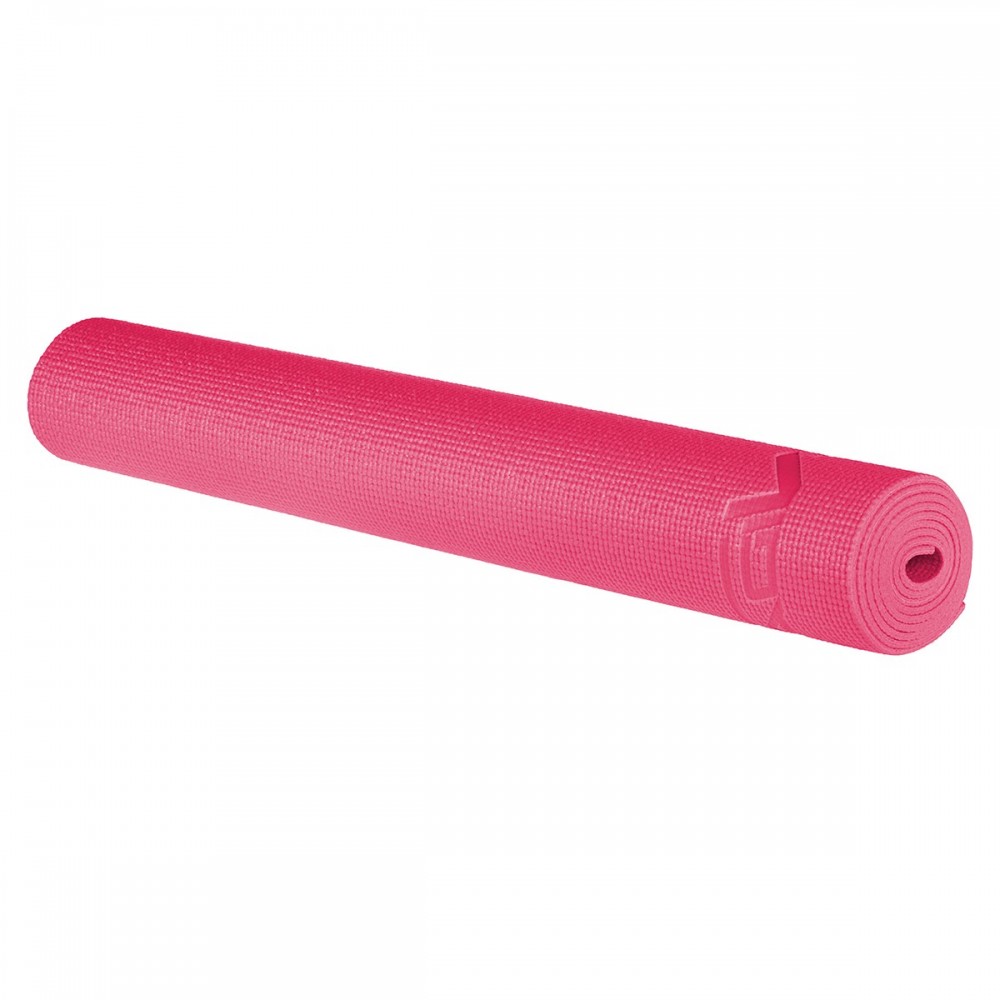 Non-Slip Fitness Mat PVC 4 mm - 173x61 cm, Pink