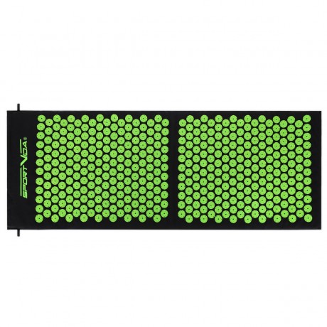 Acupressure Mat With Pillow and Bag - 130x50 cm, Green