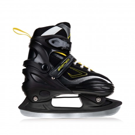 Adjustable 4in1 Skates - Size L (39-42), Black/Yellow