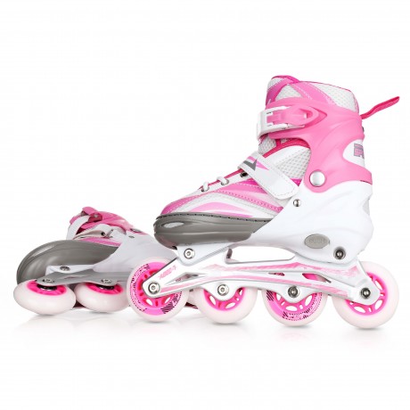 4 in 1 Skates - Size S (35-38), Pink/Black