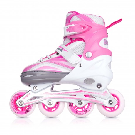 Adjustable 4 in 1 Skates - Size M (35-38), Pink