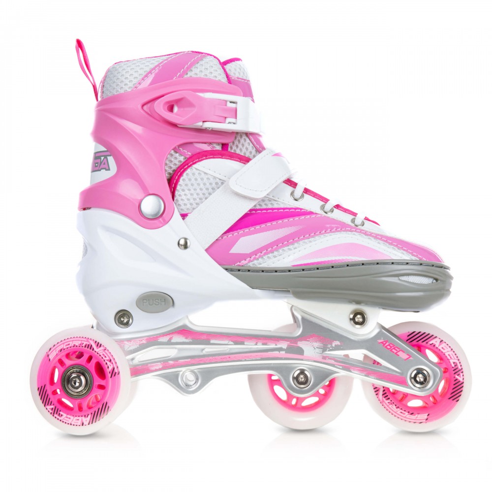 4in1 Kinder Inline Skates Inliner Schlittschuhe Rollschuhe mit LED Einstellbare 