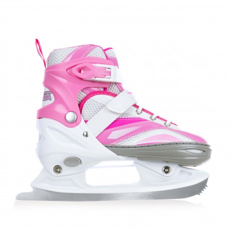 Adjustable 4 in 1 Skates  - Size 39-42, Pink/Black