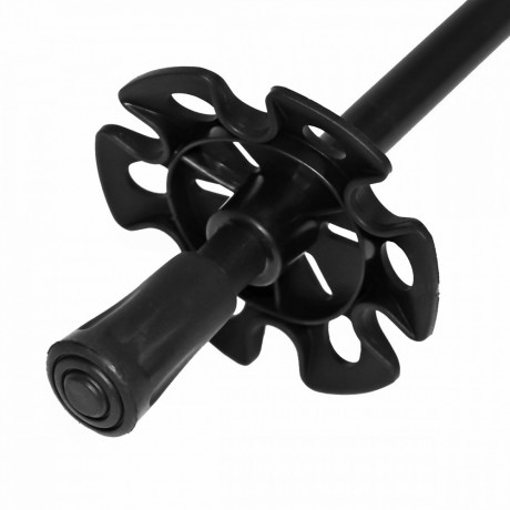 3-sections Hiking Lightweight Walking Pole 105-135 cm - Black/Red