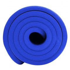 Antypoślizgowa Mata do Ćwiczeń NBR 1.5 cm - 180x60 cm, Niebieska