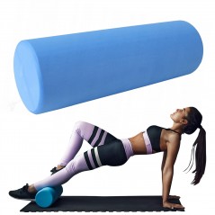Muscle Massage Foam Roller PE - 45 cm, Blue