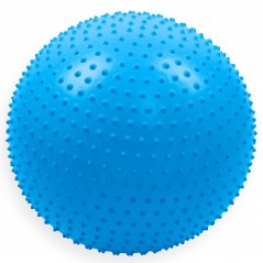 Gymnastic Ball with Flutes - 65 cm, Blue