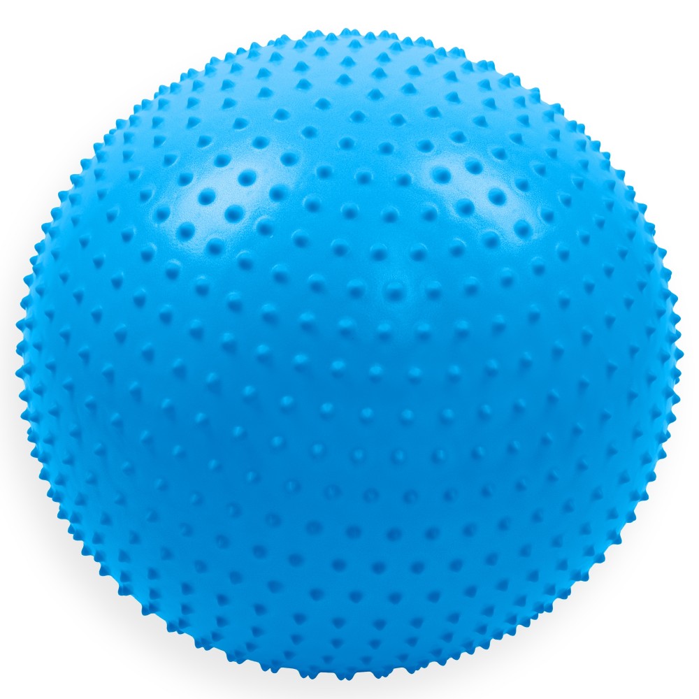 Piłka Gimnastyczna z Wypustkami - 55 cm, Niebieska