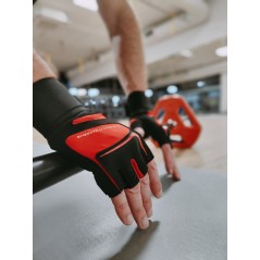 Rękawice sportowe - Czarno-Czerwone