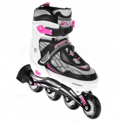 Adjustable Inline Skates With Ice Blades 4-in-1 Size 35-38  White