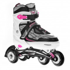 Adjustable Inline Skates With Ice Blades 4-in-1 Size 35-38  White