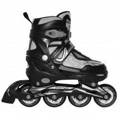 Adjustable Inline Skates With Ice Blades 4-in-1 Size 35-38 Black