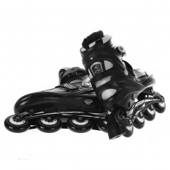 Adjustable Inline Skates With Ice Blades 4-in-1 Size 35-38 Black