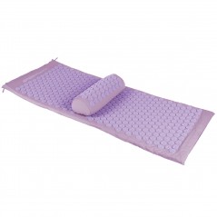 Acupressure Mat With Pillow and Bag - 130x50 cm, Pink
