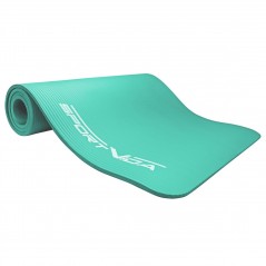 Non-Slip Fitness Mat NBR 1 cm - 180x60 cm, Light Green