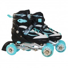 Adjustable 4 in 1 Skates - Size S (35-38), Blue