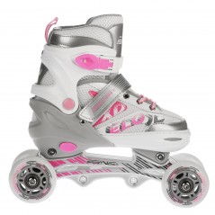 Adjustable 4 in 1 Skates  - Size L (39-42), Pink