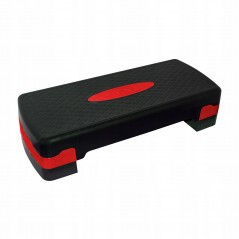 Adjustable 2-level Aerobic Step - 10, 15 cm, Red