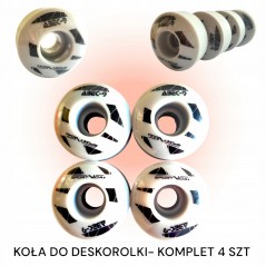 KÓŁKA PU 90A KOMPLET 4 SZT DO DESKOROLKI DESKOROLEK 52x33mm SPORTVIDA