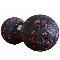 PIŁKA PODWÓJNA DO MASAŻU JOGI DUOBALL 16*8 CM SPORTVIDA