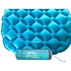 Inflating Camping Mattress - 187x56 cm, Blue