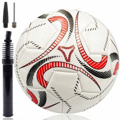 PIŁKA NOŻNA ROZMIAR 5 PIŁKA DO NOGI R. 5 SPORTVIDA + POMPKA