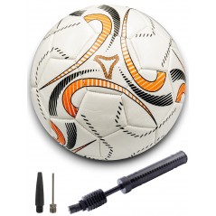 PIŁKA NOŻNA ROZMIAR 5 PIŁKA DO NOGI R. 5 SPORTVIDA + POMPKA