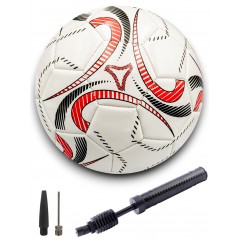 PIŁKA NOŻNA ROZMIAR 5 PIŁKA DO NOGI R. 5 SPORTVIDA + POMPKA