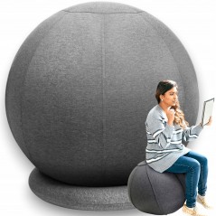 PIŁKA DO SIEDZENIA PRZY BIURKU REHABILITACYJNA GIMNASTYCZNA BIUROWA 55 CM