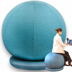 PIŁKA 3W1 PUFA DO SIEDZENIA PRZY BIURKU REHABILITACYJNA GIMNASTYCZNA 75 CM
