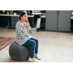 PIŁKA DO SIEDZENIA PRZY BIURKU REHABILITACYJNA GIMNASTYCZNA BIUROWA 55 CM